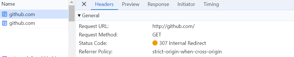 github_initial_redirect